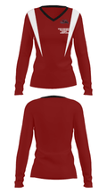 West Wendover Senior High School Wrestling 53527112 Women's Long Sleeve V-neck Shirt - 29