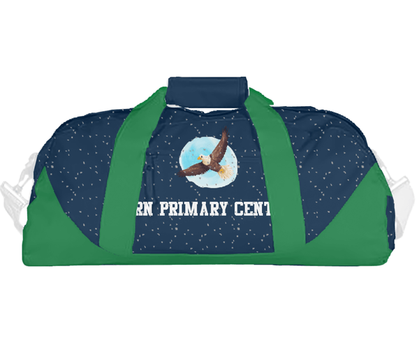 Duffle Bag, Dorn Primary Center, Spirit Store, Teamtime, Team time, sublimation, custom sports apparel, team uniforms, spirit wear, spiritwear, sports uniforms, custom shirts, team store, custom team store, fundraiser sports, apparel fundraiser