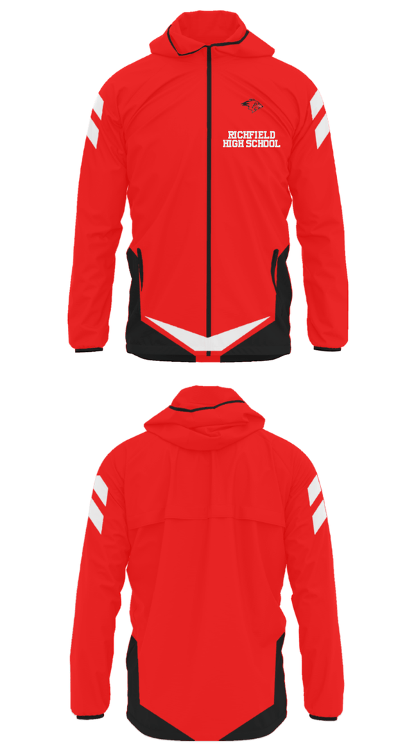 Windbreaker, Richfield High School, Spirit Store, Teamtime, Team time, sublimation, custom sports apparel, team uniforms, spirit wear, spiritwear, sports uniforms, custom shirts, team store, custom team store, fundraiser sports, apparel fundraiser