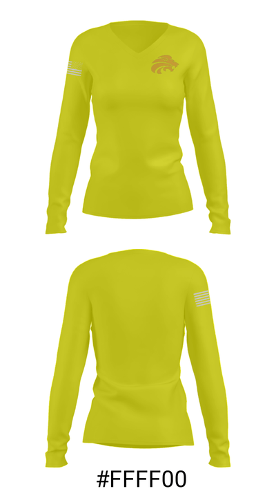 Lone Tree High School 47083916 Women's Long Sleeve V-neck Shirt - 20