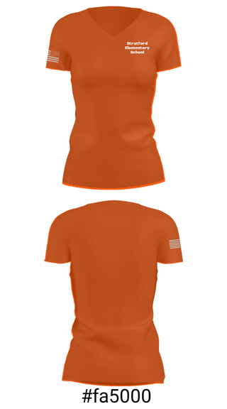Women's Short Sleeve Vneck Shirt, Stratford Elementary School, Spirit Store, Teamtime, Team time, sublimation, custom sports apparel, team uniforms, spirit wear, spiritwear, sports uniforms, custom shirts, team store, custom team store, fundraiser sports, apparel fundraiser