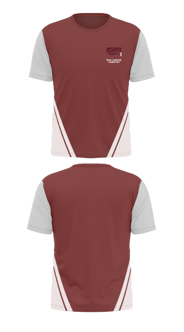 Short Sleeve Performance Shirt, Oscar Hamilton Elementary, Spirit Store, Teamtime, Team time, sublimation, custom sports apparel, team uniforms, spirit wear, spiritwear, sports uniforms, custom shirts, team store, custom team store, fundraiser sports, apparel fundraiser