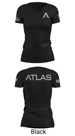 Women's Short Sleeve Vneck Shirt, , Army, Teamtime, Team time, sublimation, custom sports apparel, team uniforms, spirit wear, spiritwear, sports uniforms, custom shirts, team store, custom team store, fundraiser sports, apparel fundraiser