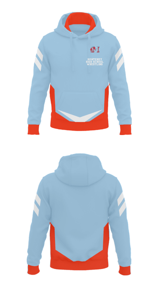 Hoodie, Monterey High School Wrestling, Wrestling, Teamtime, Team time, sublimation, custom sports apparel, team uniforms, spirit wear, spiritwear, sports uniforms, custom shirts, team store, custom team store, fundraiser sports, apparel fundraiser