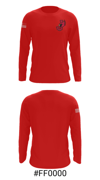 Long Sleeve Performance Shirt, William Jewell College Wrestling, Wrestling, Teamtime, Team time, sublimation, custom sports apparel, team uniforms, spirit wear, spiritwear, sports uniforms, custom shirts, team store, custom team store, fundraiser sports, apparel fundraiser