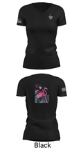 Paradise Funnel Cakes 47204520 Women's Short Sleeve V-neck Shirt - 14
