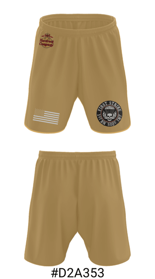 Athletic Shorts With Pockets, Hardrock Company, Army, Teamtime, Team time, sublimation, custom sports apparel, team uniforms, spirit wear, spiritwear, sports uniforms, custom shirts, team store, custom team store, fundraiser sports, apparel fundraiser