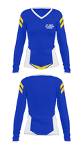 St John Lutheran School 38362013 Women's Long Sleeve V-neck Shirt - 29