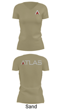 ATLAS 52779746 Women's Short Sleeve V-neck Shirt - 44
