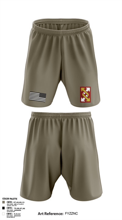993rd Transportation Company 34221849 Athletic Shorts With Pockets - 1