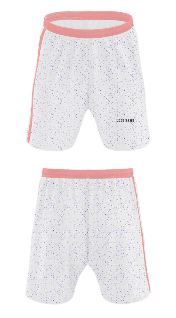 Athletic Shorts With Pockets, Lodi Rams, Men's Basketball, Teamtime, Team time, sublimation, custom sports apparel, team uniforms, spirit wear, spiritwear, sports uniforms, custom shirts, team store, custom team store, fundraiser sports, apparel fundraiser