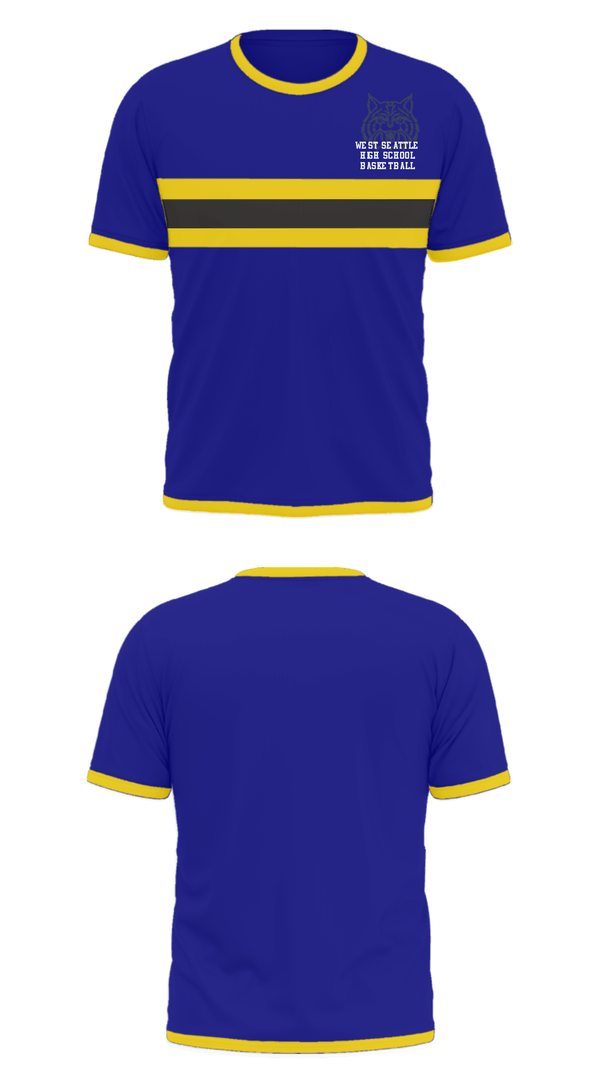 Short Sleeve Performance Shirt, West Seattle High School Basketball, Women's Basketball, Teamtime, Team time, sublimation, custom sports apparel, team uniforms, spirit wear, spiritwear, sports uniforms, custom shirts, team store, custom team store, fundraiser sports, apparel fundraiser