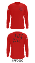 Hebron High School Basketball 85447307 Long Sleeve Performance Shirt - 18