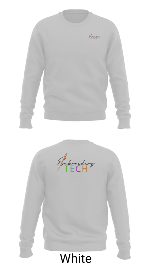 Crew Neck Sweatshirt, Embroidery Tech, , Teamtime, Team time, sublimation, custom sports apparel, team uniforms, spirit wear, spiritwear, sports uniforms, custom shirts, team store, custom team store, fundraiser sports, apparel fundraiser