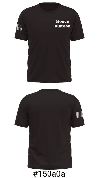 Moose Platoon 95714358 Short Sleeve Performance Shirt - 6