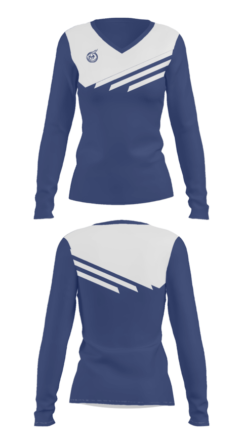 Women's Long Sleeve Vneck Shirt, Lone Jack Elementary School, Spirit Store, Teamtime, Team time, sublimation, custom sports apparel, team uniforms, spirit wear, spiritwear, sports uniforms, custom shirts, team store, custom team store, fundraiser sports, apparel fundraiser