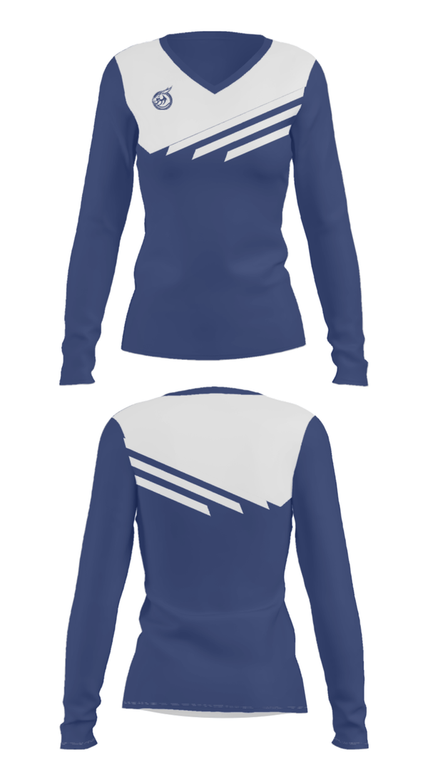 Women's Long Sleeve Vneck Shirt, Lone Jack Elementary School, Spirit Store, Teamtime, Team time, sublimation, custom sports apparel, team uniforms, spirit wear, spiritwear, sports uniforms, custom shirts, team store, custom team store, fundraiser sports, apparel fundraiser