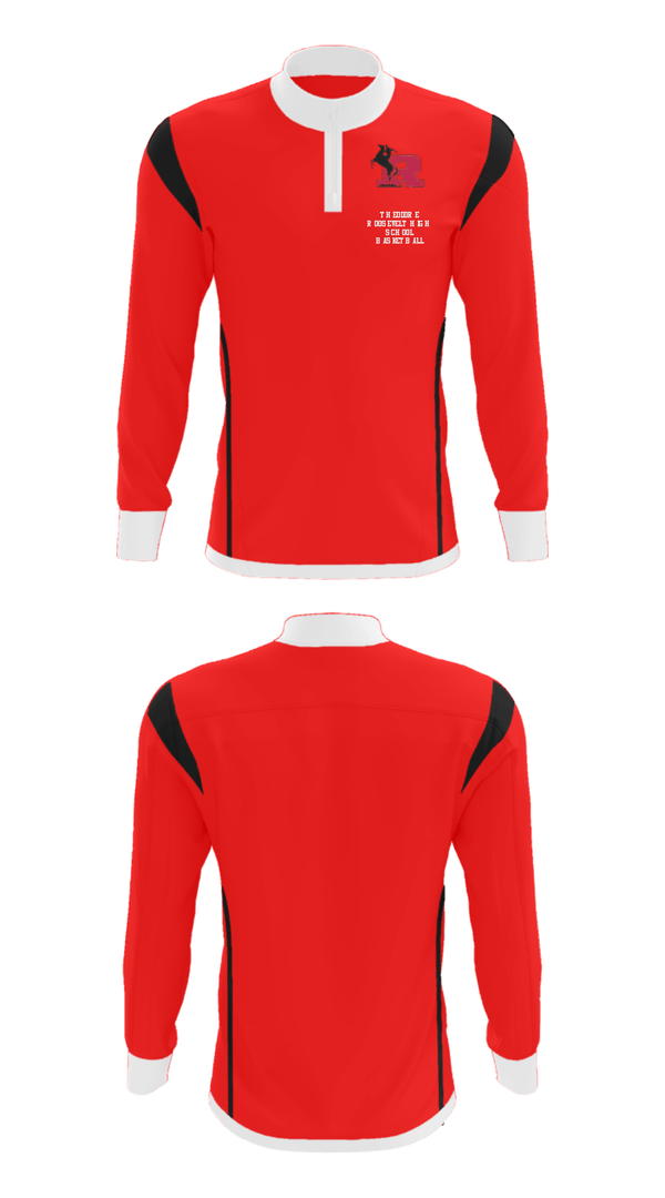 Quarter Zip Jacket, Theodore Roosevelt High School Basketball, Men's Basketball, Teamtime, Team time, sublimation, custom sports apparel, team uniforms, spirit wear, spiritwear, sports uniforms, custom shirts, team store, custom team store, fundraiser sports, apparel fundraiser