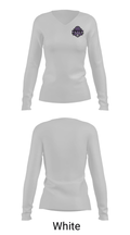 Pasco Basketball Club Pbc 42723591 Women's Long Sleeve V-neck Shirt - 6