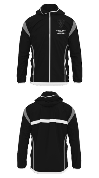 Windbreaker, Bauxite Middle School Basketball, Men's Basketball, Teamtime, Team time, sublimation, custom sports apparel, team uniforms, spirit wear, spiritwear, sports uniforms, custom shirts, team store, custom team store, fundraiser sports, apparel fundraiser