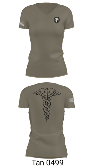 Women's Short Sleeve Vneck Shirt, , Army, Teamtime, Team time, sublimation, custom sports apparel, team uniforms, spirit wear, spiritwear, sports uniforms, custom shirts, team store, custom team store, fundraiser sports, apparel fundraiser