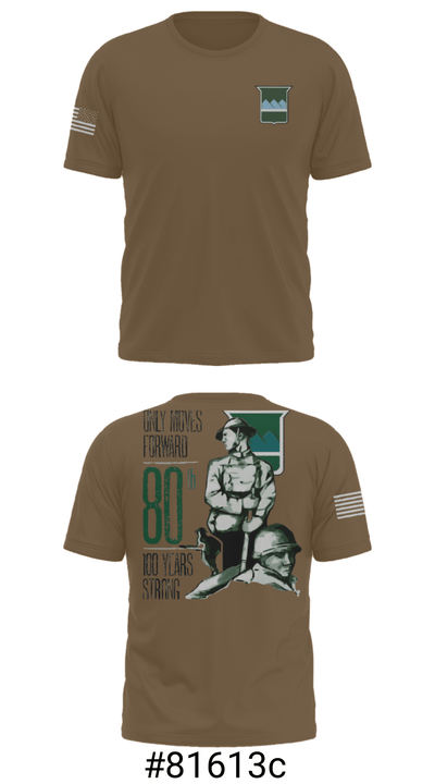 80th Training Command 12483809 Short Sleeve Performance Shirt - 6