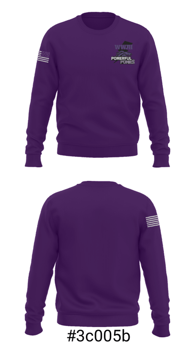 Woodrow Wilson Junior High School 96791421 Crew Neck Sweatshirt - 1