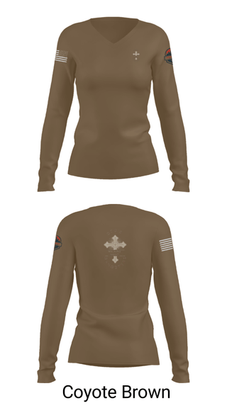 Women's Long Sleeve Vneck Shirt, , Marines, Teamtime, Team time, sublimation, custom sports apparel, team uniforms, spirit wear, spiritwear, sports uniforms, custom shirts, team store, custom team store, fundraiser sports, apparel fundraiser