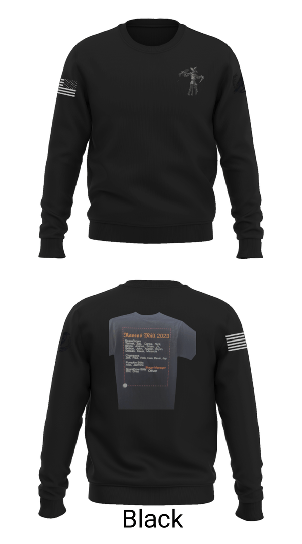 Crew Neck Sweatshirt, Ravens mill 2023, , Teamtime, Team time, sublimation, custom sports apparel, team uniforms, spirit wear, spiritwear, sports uniforms, custom shirts, team store, custom team store, fundraiser sports, apparel fundraiser