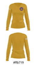 Oakland Technical High School Swimming 30198315 Women's Long Sleeve V-neck Shirt - 20