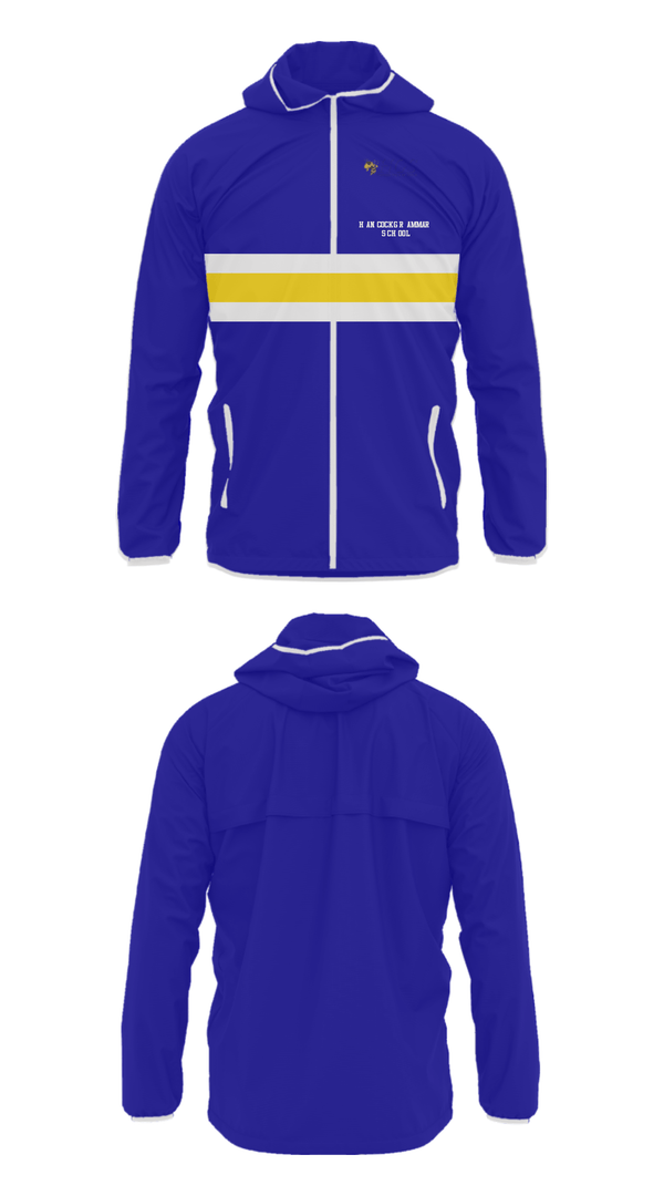 Windbreaker, Hancock Grammar School, Spirit Store, Teamtime, Team time, sublimation, custom sports apparel, team uniforms, spirit wear, spiritwear, sports uniforms, custom shirts, team store, custom team store, fundraiser sports, apparel fundraiser