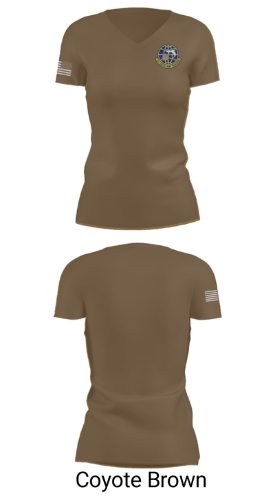 70th Aerial Port Squadron 40618809 Women's Short Sleeve V-neck Shirt - 12