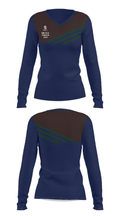 2nd Per. Foster GEO 50766019 Women's Long Sleeve V-neck Shirt - 25