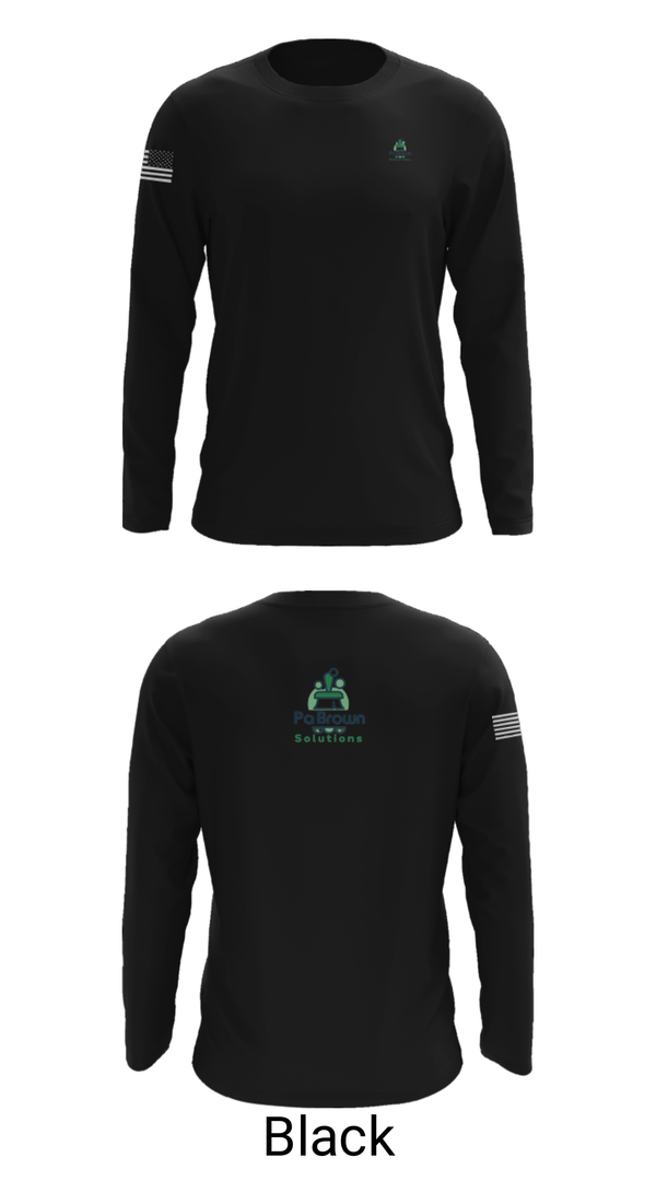 Long Sleeve Performance Shirt, Pa Brown Cleaning, Men's Soccer, Teamtime, Team time, sublimation, custom sports apparel, team uniforms, spirit wear, spiritwear, sports uniforms, custom shirts, team store, custom team store, fundraiser sports, apparel fundraiser