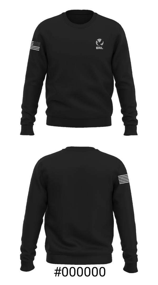 Crew Neck Sweatshirt, EnL, Men's Volleyball, Teamtime, Team time, sublimation, custom sports apparel, team uniforms, spirit wear, spiritwear, sports uniforms, custom shirts, team store, custom team store, fundraiser sports, apparel fundraiser