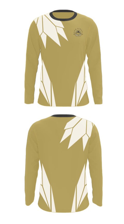 Long Sleeve Performance Shirt, Pagosa Springs High School Basketball, Women's Basketball, Teamtime, Team time, sublimation, custom sports apparel, team uniforms, spirit wear, spiritwear, sports uniforms, custom shirts, team store, custom team store, fundraiser sports, apparel fundraiser