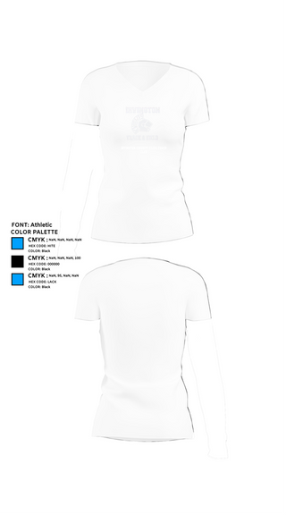 Womens Short Sleeve Vneck Shirt, Irvington knights Elite Track Club, Track & Field, Teamtime, Team time, sublimation, custom sports apparel, team uniforms, spirit wear, spiritwear, sports uniforms, custom shirts, team store, custom team store, fundraiser sports, apparel fundraiser