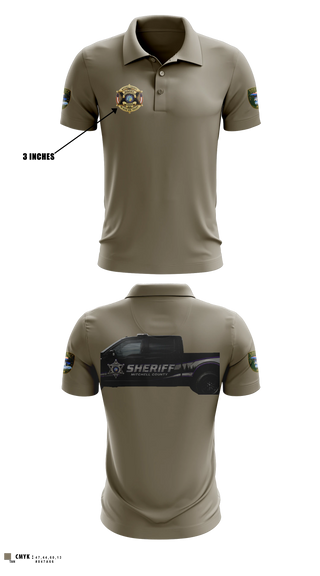 Short Sleeve Performance Polo, Mitchell County Sheriff, Police, Teamtime, Team time, sublimation, custom sports apparel, team uniforms, spirit wear, spiritwear, sports uniforms, custom shirts, team store, custom team store, fundraiser sports, apparel fundraiser