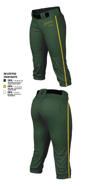 Softball Pants, Warrior Academy, Softball, Teamtime, Team time, sublimation, custom sports apparel, team uniforms, spirit wear, spiritwear, sports uniforms, custom shirts, team store, custom team store, fundraiser sports, apparel fundraiser
