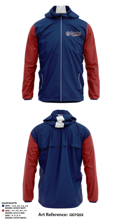 Lenape Valley Patriots 53127834 Windbreaker - 1