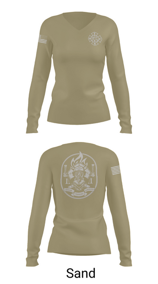 Womens Long Sleeve Vneck Shirt, OTCN, , Teamtime, Team time, sublimation, custom sports apparel, team uniforms, spirit wear, spiritwear, sports uniforms, custom shirts, team store, custom team store, fundraiser sports, apparel fundraiser