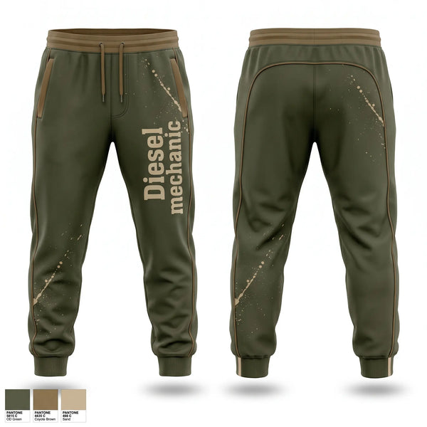 Sweatpants, Diesel mechanic, Army, Teamtime, Team time, sublimation, custom sports apparel, team uniforms, spirit wear, spiritwear, sports uniforms, custom shirts, team store, custom team store, fundraiser sports, apparel fundraiser