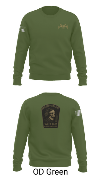 Crew Neck Sweatshirt, , Army, Teamtime, Team time, sublimation, custom sports apparel, team uniforms, spirit wear, spiritwear, sports uniforms, custom shirts, team store, custom team store, fundraiser sports, apparel fundraiser