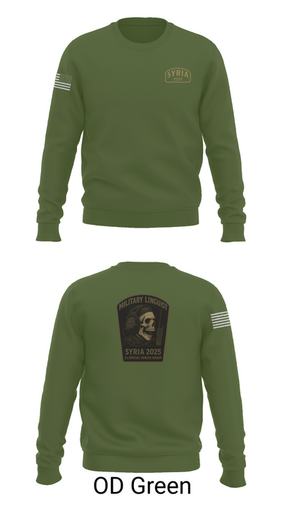 Syria linguist 93457826 Crew Neck Sweatshirt - 45