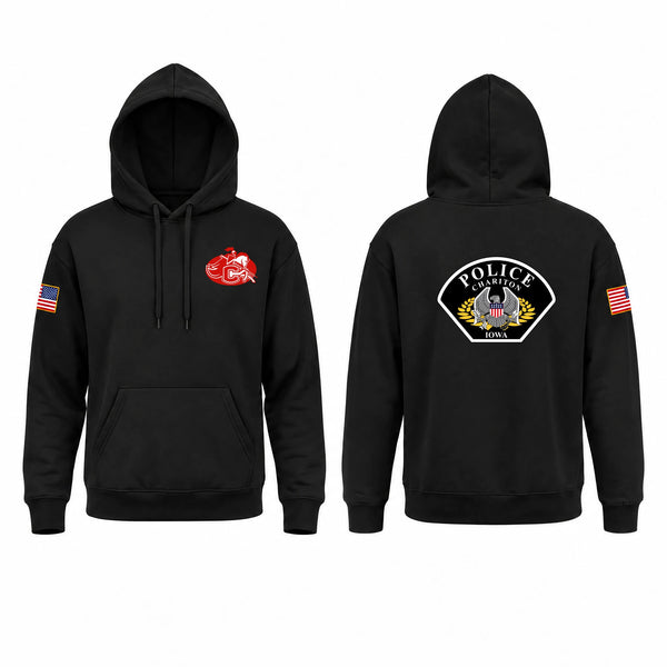 Hoodie, Chariton Police Department, Police, Teamtime, Team time, sublimation, custom sports apparel, team uniforms, spirit wear, spiritwear, sports uniforms, custom shirts, team store, custom team store, fundraiser sports, apparel fundraiser