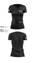 YARMOUTH POLICE DEPARTMENT  Women's Short Sleeve V-neck Shirt - 100