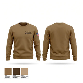 Crew Neck Sweatshirt, Training Academy, Police, Teamtime, Team time, sublimation, custom sports apparel, team uniforms, spirit wear, spiritwear, sports uniforms, custom shirts, team store, custom team store, fundraiser sports, apparel fundraiser