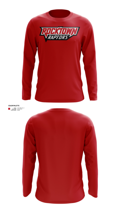 Rocktown High School Basketball 85338671 Long Sleeve Performance Shirt 22