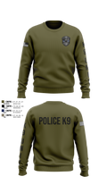 Roy Cit Police K9 Crew Neck Sweatshirt - 104