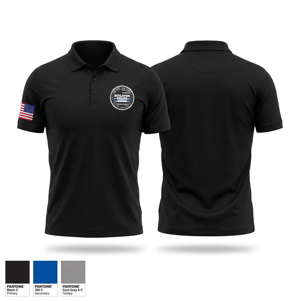 Short Sleeve Performance Polo, Boylston PD, Police, Teamtime, Team time, sublimation, custom sports apparel, team uniforms, spirit wear, spiritwear, sports uniforms, custom shirts, team store, custom team store, fundraiser sports, apparel fundraiser